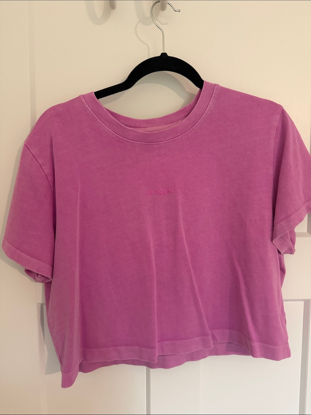 Gap x Beis Women's Cropped Tee — Pink